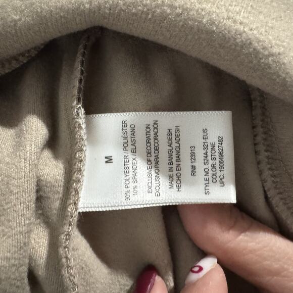 Jachs New York Ultra Softtouch Long Sleeve Crewneck Sweatshirt Mens M Tan Stone - Picture 6 of 6